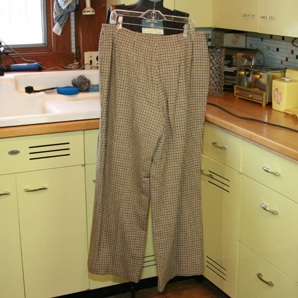 Young Pendleton Women's Wool Pants Houndstooth Sl… - image 3